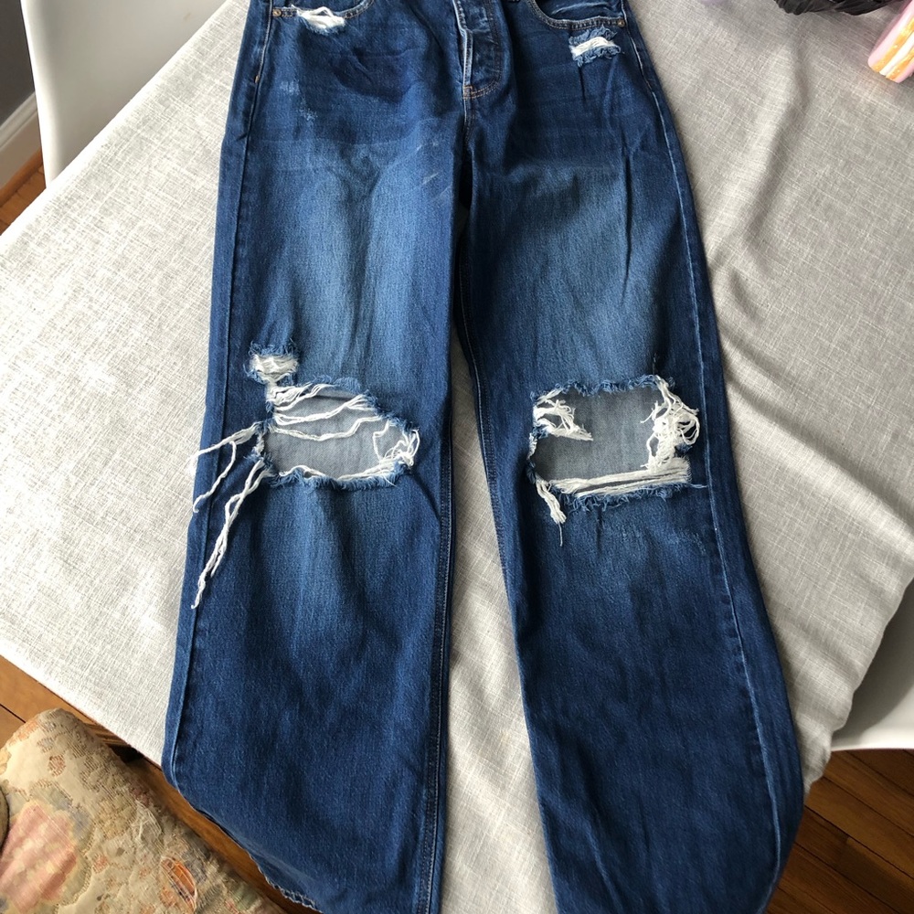 KANCAN Vintage 90s straight high waisted jeans . Size 28 length 32 - Picture 3 of 8